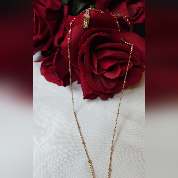 Kate Spade Golden Letter N Monogram Locket on Dainty Chain - Picture 7 of 13